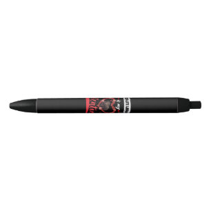 Dog Lover   Chocolate Labrador Is My Valentine Black Ink Pen