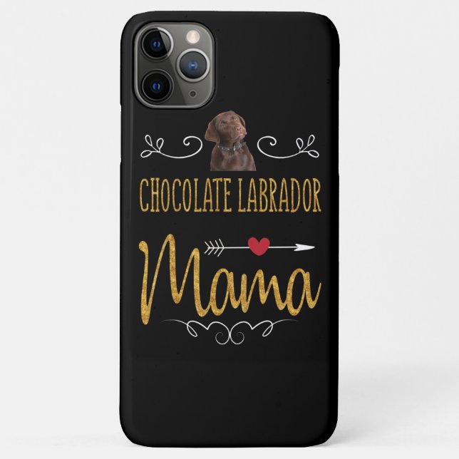 Dog Lover | Chocolate Labrador Mama Case-Mate iPhone Case (Back)