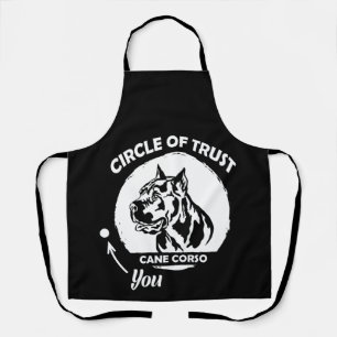 Dog Lover Circle Of Trust With Cane Corso Apron