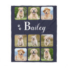 Dog Lover Custom Pet Photo Collage Monogram Name