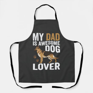 Dog Lover Dad Is Awesome Apron