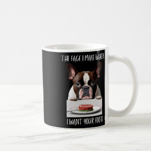 Dog Lover Design Steak Dinner Food French Bulldog Coffee Mug