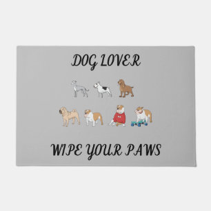 DOG LOVER DOOR MAT! DOORMAT