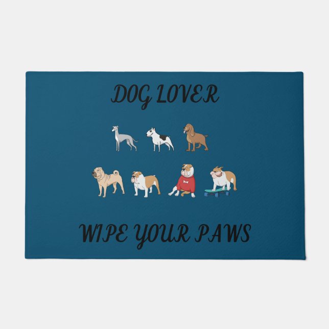 DOG LOVER DOOR MAT! DOORMAT (Front)