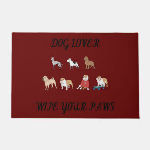 DOG LOVER DOOR MAT! DOORMAT
