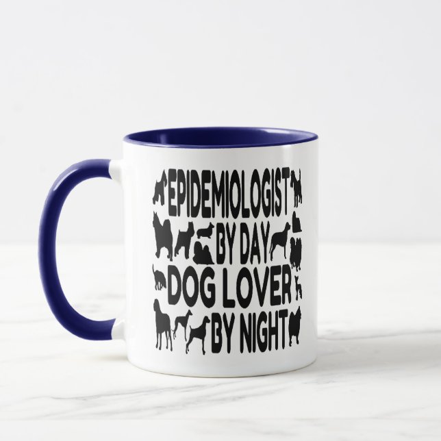Dog Lover Epidemiologist Mug (Left)