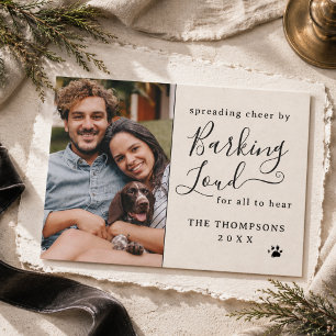 Dog Lover Family Photo Christmas Holiday Card