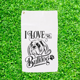 Dog Lover Father’s Day Gift  Golf Towel