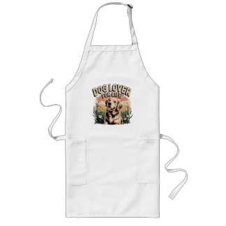 "Dog Lover For Life" Long Apron