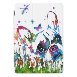 Dog Lover French Bulldog And Dragonfly iPad Pro Cover