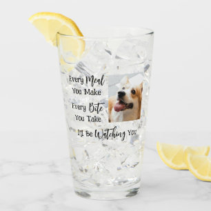 Dog Lover Funny Dog Saying 2 Photos Glass