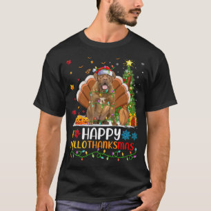 Dog Lover Funny Happy Dogue De Bordeau Dog HelloTh T-Shirt