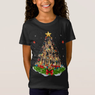Dog Lover German Shepherd Christmas Tree Xmas Part T-Shirt