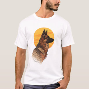 Dog Lover German Shepherd Graphic T-Shirt