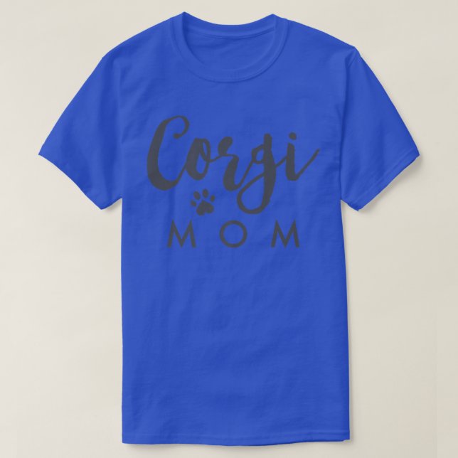 Dog Lover Gifts Corgi Mom572 T-Shirt (Design Front)