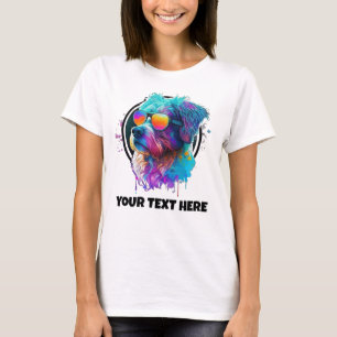 Dog Lover Glasses Style Cool Dog T-Shirt