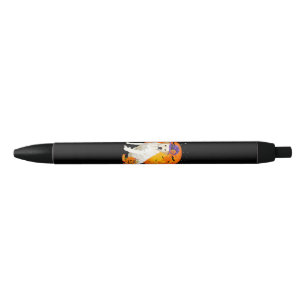 Dog Lover   Halloween Labrador On Trick Or Treat Black Ink Pen