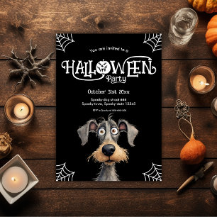 Dog lover Halloween party Holiday Card
