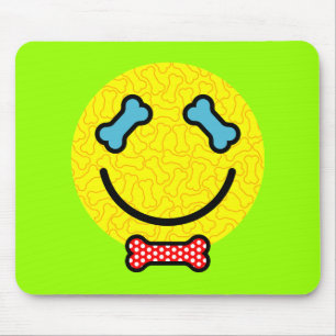 Dog Lover – Happy Face Mouse Mat