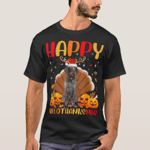 Dog Lover Happy German Wirehaired Pointer Dog Hell T-Shirt