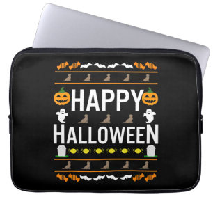 Dog Lover Happy Halloween Chocolate Labrador Laptop Sleeve