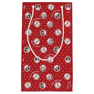 Dog Lover 'Happy Woof Year' Small Gift Bag