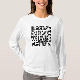 Dog Lover High School Secretary T-Shirt