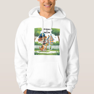 Dog Lover Hoodie – My House is a Bark Zone 