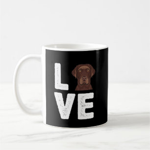 Dog Lover I Love Chocolate Labrador Coffee Mug