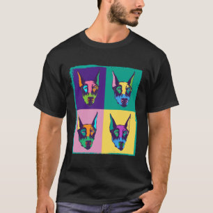 Dog Lover I Pop Art Doberman T-Shirt