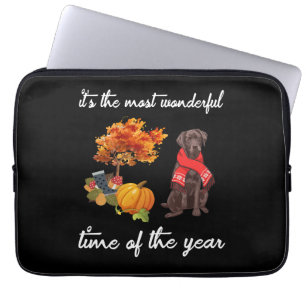 Dog Lover It's The Most Wonderful Time Of Year Laptop Sleeve