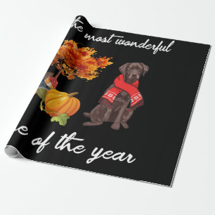 Dog Lover    It's The Most Wonderful Time Of  Year Wrapping Paper
