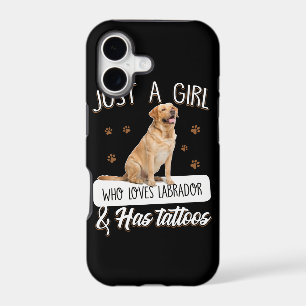 Dog Lover Just A Girl Who Loves Labrador Tattoos