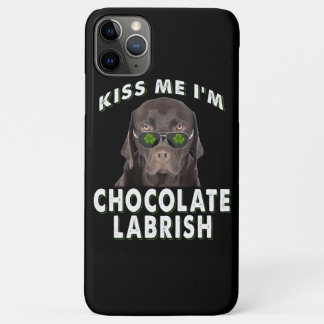 Dog Lover | Kiss Me I'm Chocolate Labrish iPhone 11 Pro Max Case