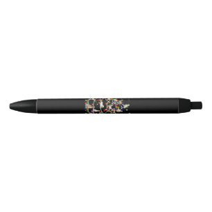 Dog Lover   Labrador Christmas Tree Black Ink Pen