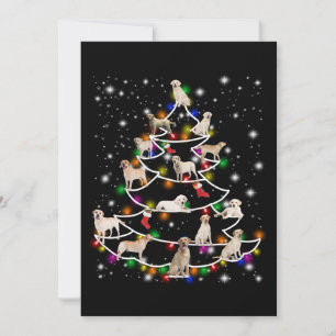 Dog Lover   Labrador Christmas Tree Card