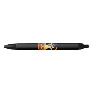 Dog Lover   Labrador Dog Dabbing Pumpkin Halloween Black Ink Pen