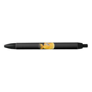 Dog Lover   Labrador Dog Halloween Full Moon Black Ink Pen
