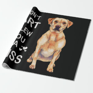 Dog Lover Labrador I Didn't Fart I Blew You A Kiss Wrapping Paper