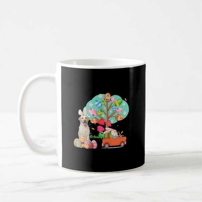 Dog Lover | Labrador Retriever Easter Day Coffee Mug (Left)