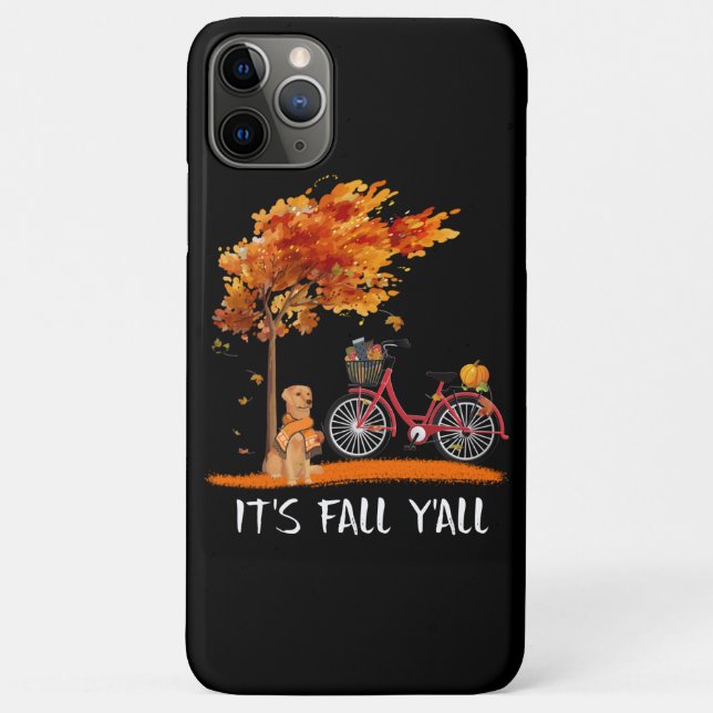 Dog Lover | Labrador Retriever It's Fall Y'all Case-Mate iPhone Case (Back)
