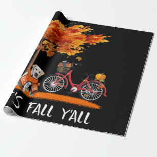 Dog Lover Labrador Retriever It's Fall Y'all Wrapping Paper