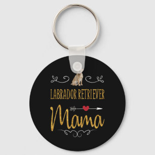 Dog Lover Labrador Retriever Mama Key Ring