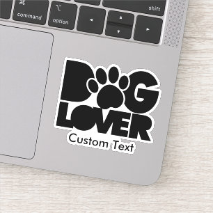 Dog Lover Logo Sticker