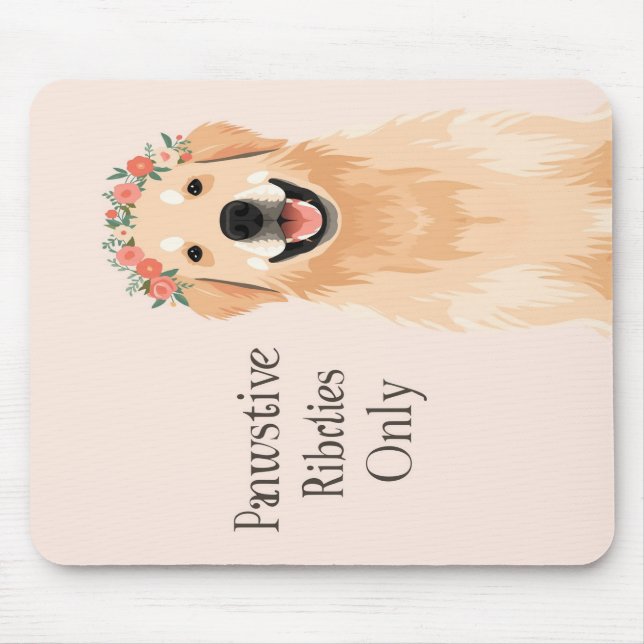 dog lover mouse mat (Front)