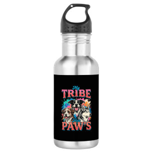 Dog Lover My Tribe Has Paws 532 Ml Water Bottle