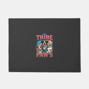 Dog Lover My Tribe Has Paws Doormat
