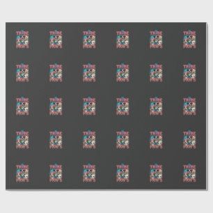 Dog Lover My Tribe Has Paws Wrapping Paper