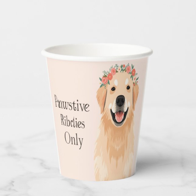 dog lover paper cups (Front)