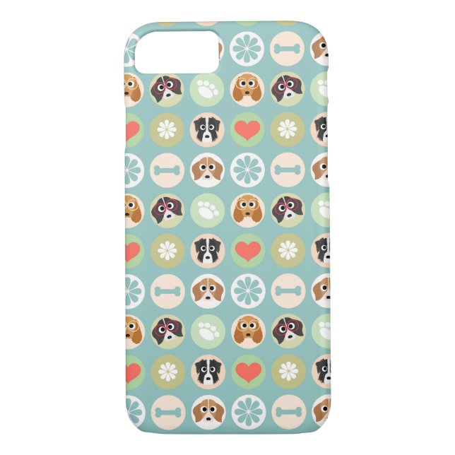 Dog Lover Pattern Case-Mate iPhone Case (Back)